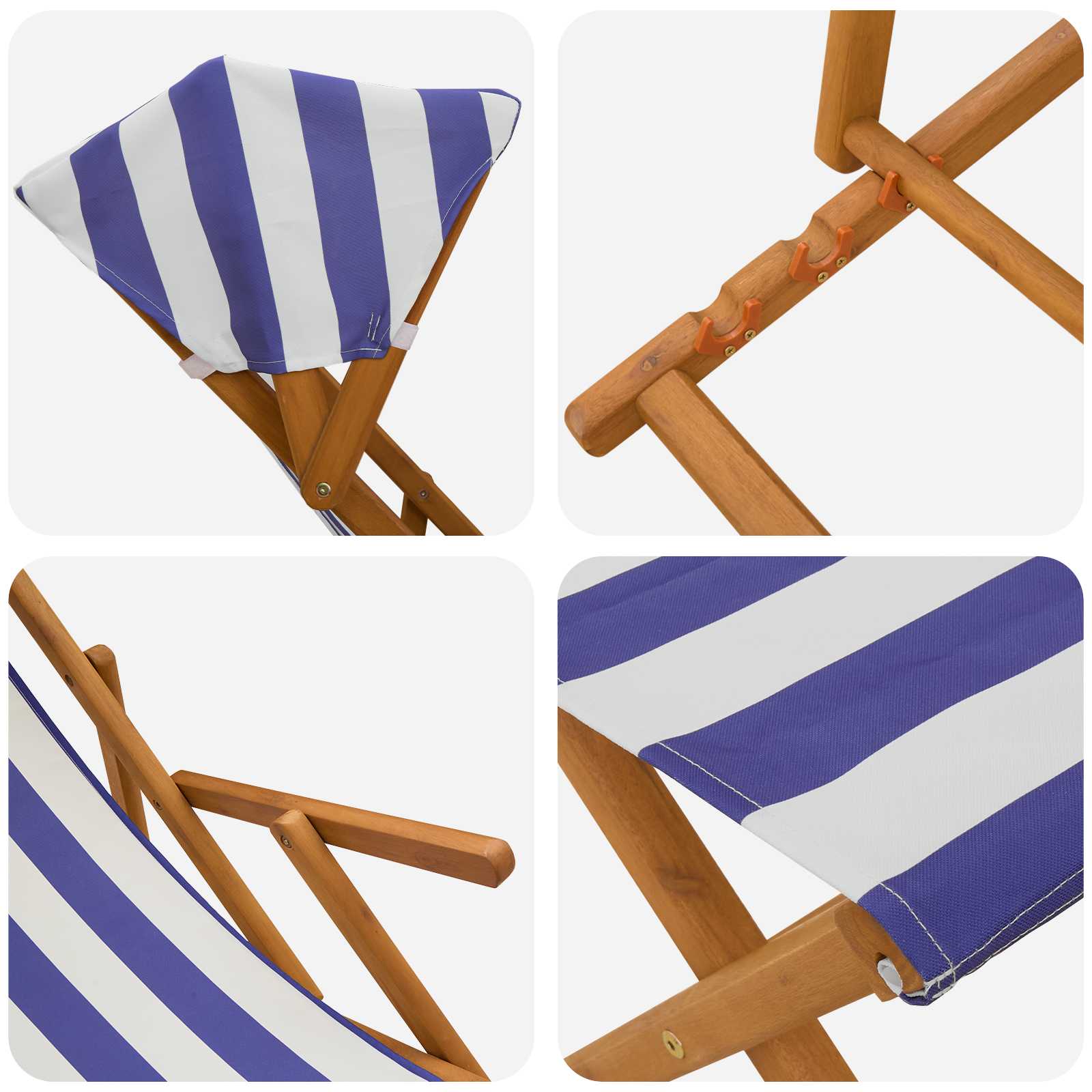 Laituri 4 pcs 3 Sijainti Tiheä Eukalyptuspuu - Image 5