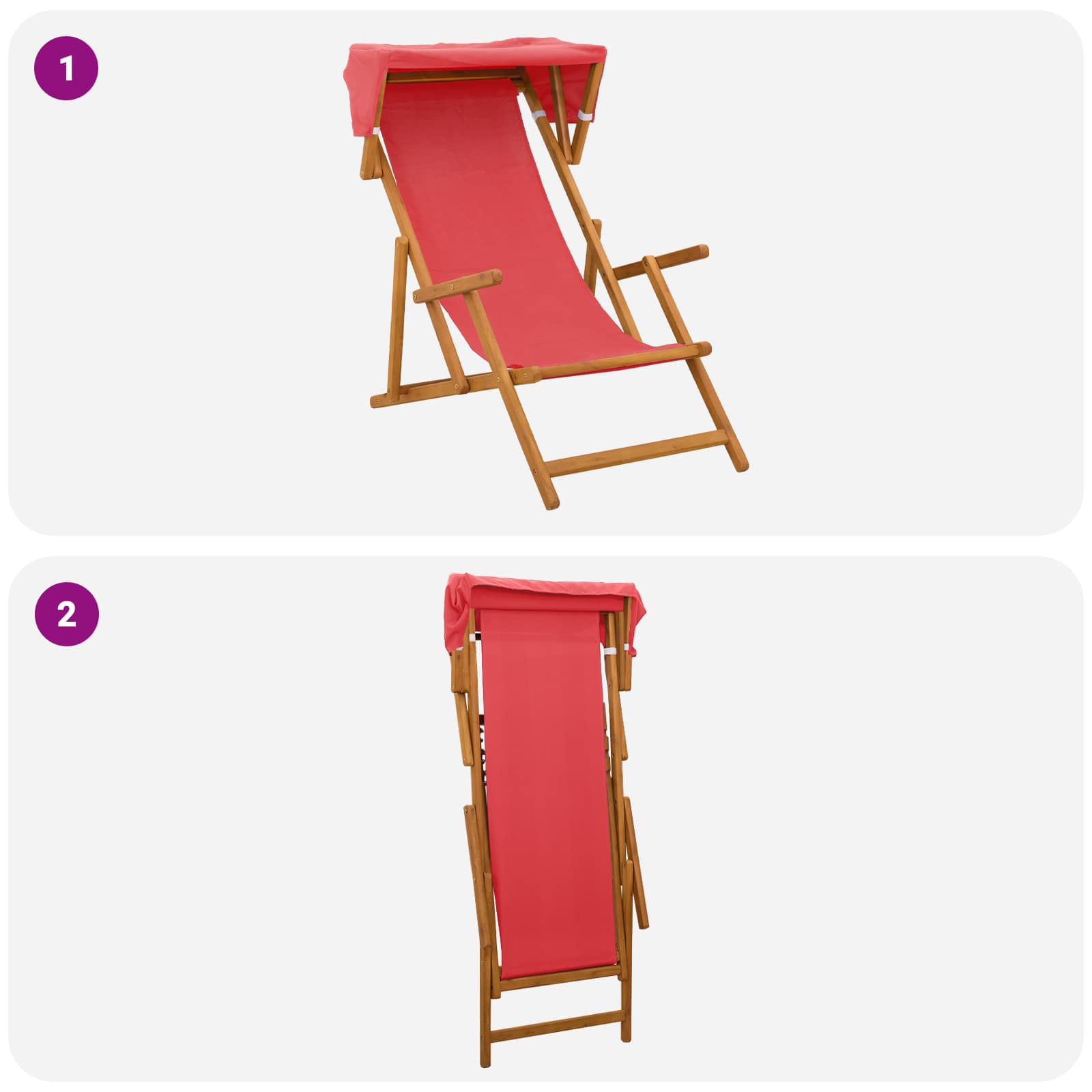 Laituri 2 pcs 3 Sijainti Tiheä Eukalyptuspuu Punainen - Image 8