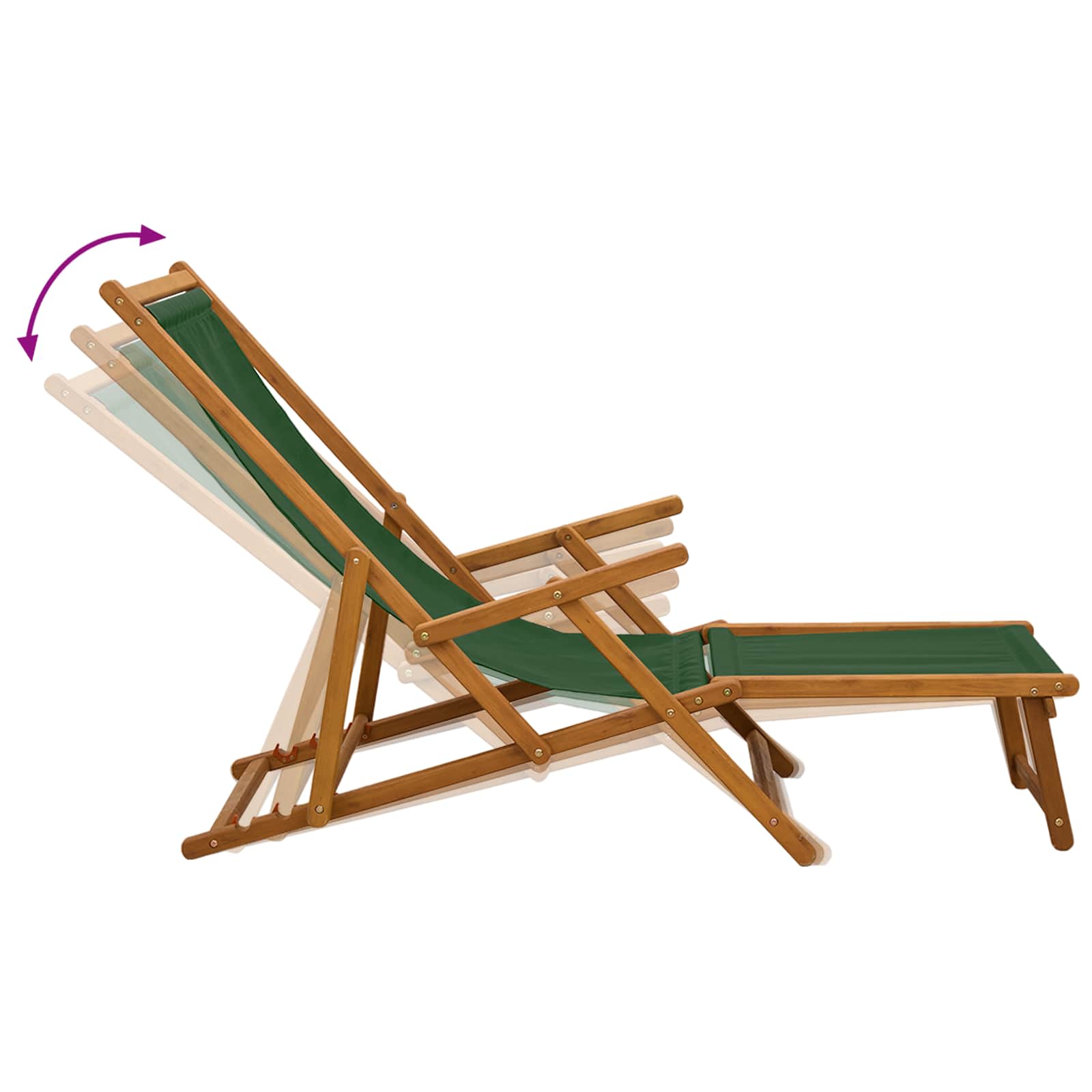 Taittuva aurinkotuoli 2 pcs 3 Sijainti Tiheä Eukalyptuspuu - Image 7