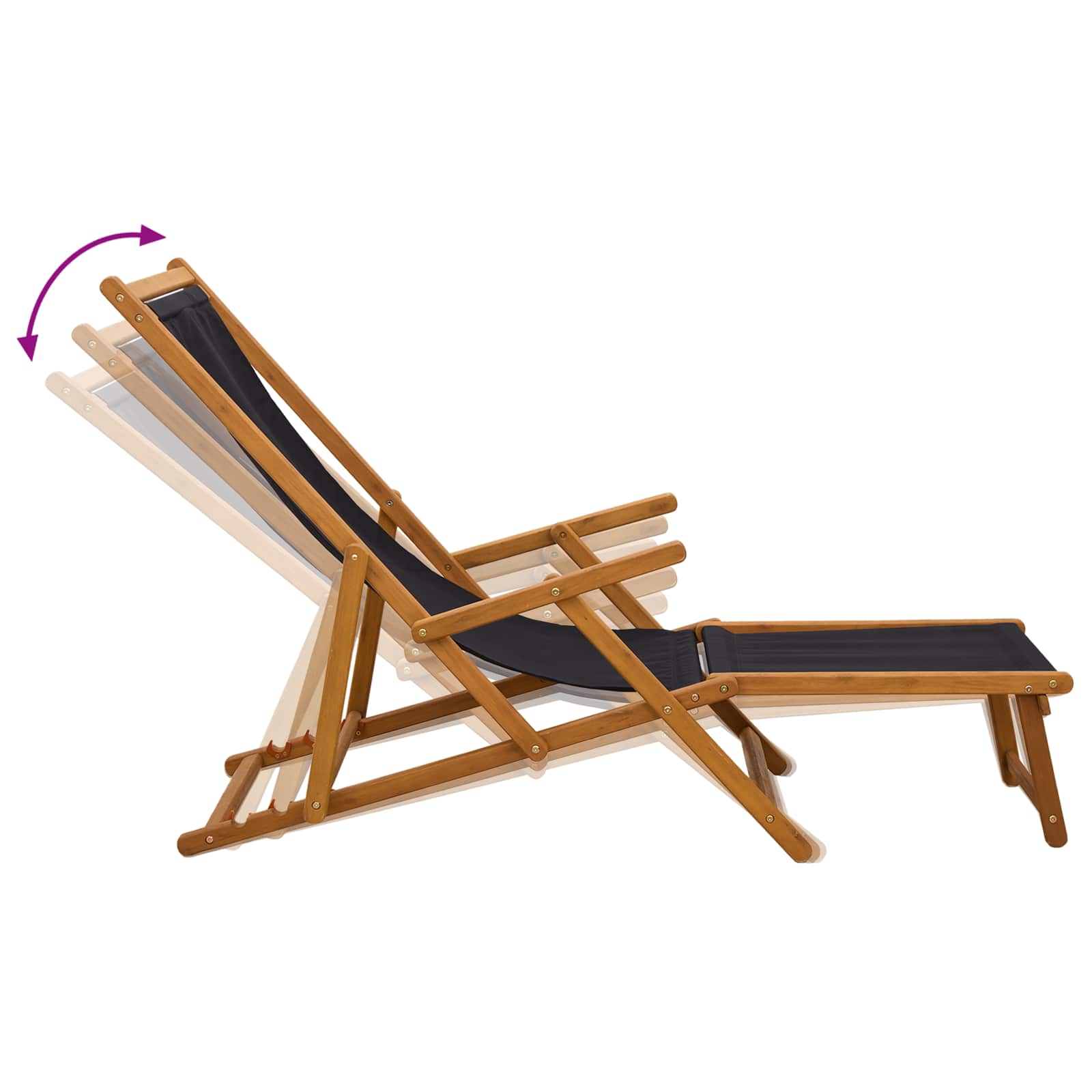 Taittuva aurinkotuoli 2 pcs 3 Sijainti Tiheä Eukalyptuspuu - Image 7