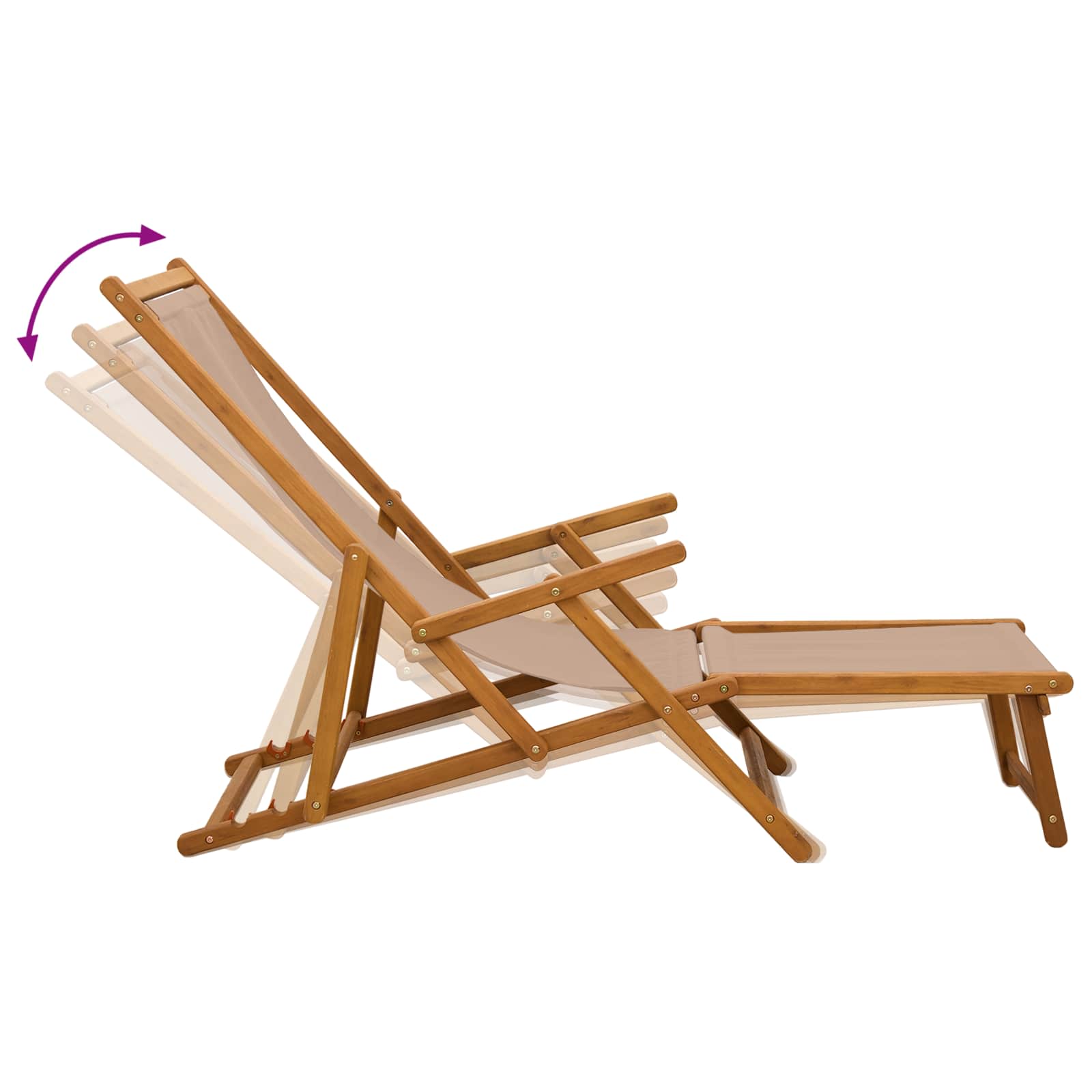 Taittuva aurinkotuoli 2 kpl 3 Sijainti Tiheä Eukalyptuspuu - Image 7