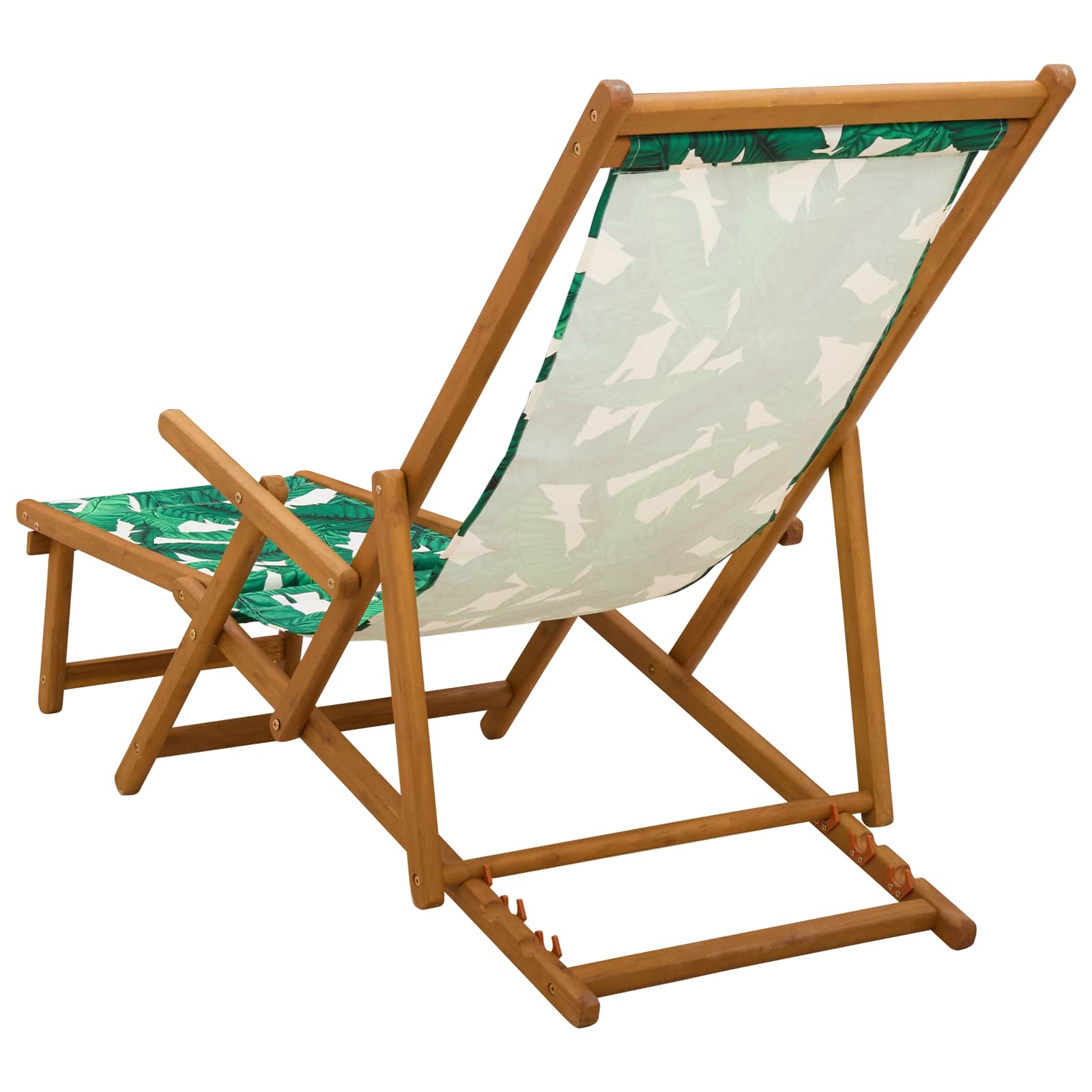 Opvouwbare zonnebed 2 pcs 3 Positie Massief Eucalyptus Hout image 5