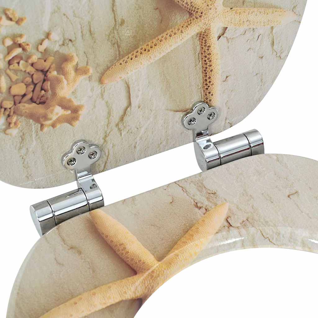 Pokrivalo za stranišče Rumena in Bela 44 x 38 cm MDF plošča - slika 5