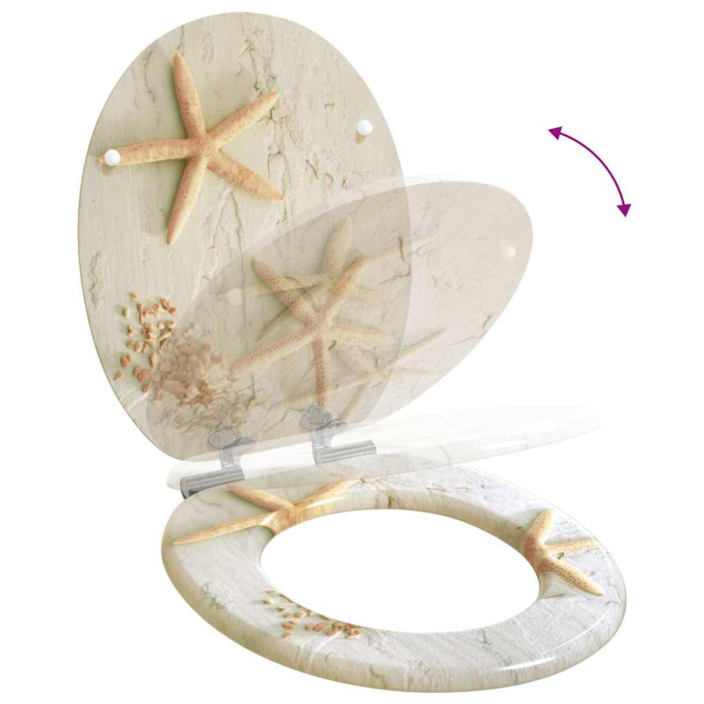 Pokrivalo za stranišče Rumena in Bela 44 x 38 cm MDF plošča - slika 9