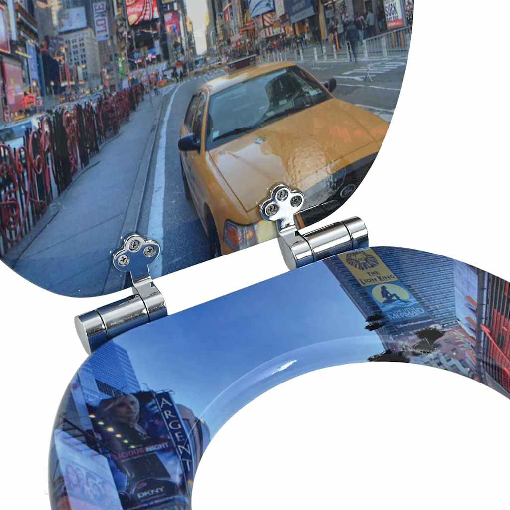 Tualetes sēdeklis Daudzkrāsains 43,8 x 37,8 cm MDF plāksne