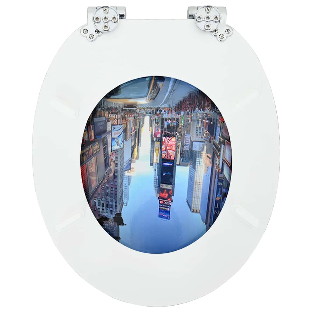 Tualetes sēdeklis Daudzkrāsains 43,8 x 37,8 cm MDF plāksne