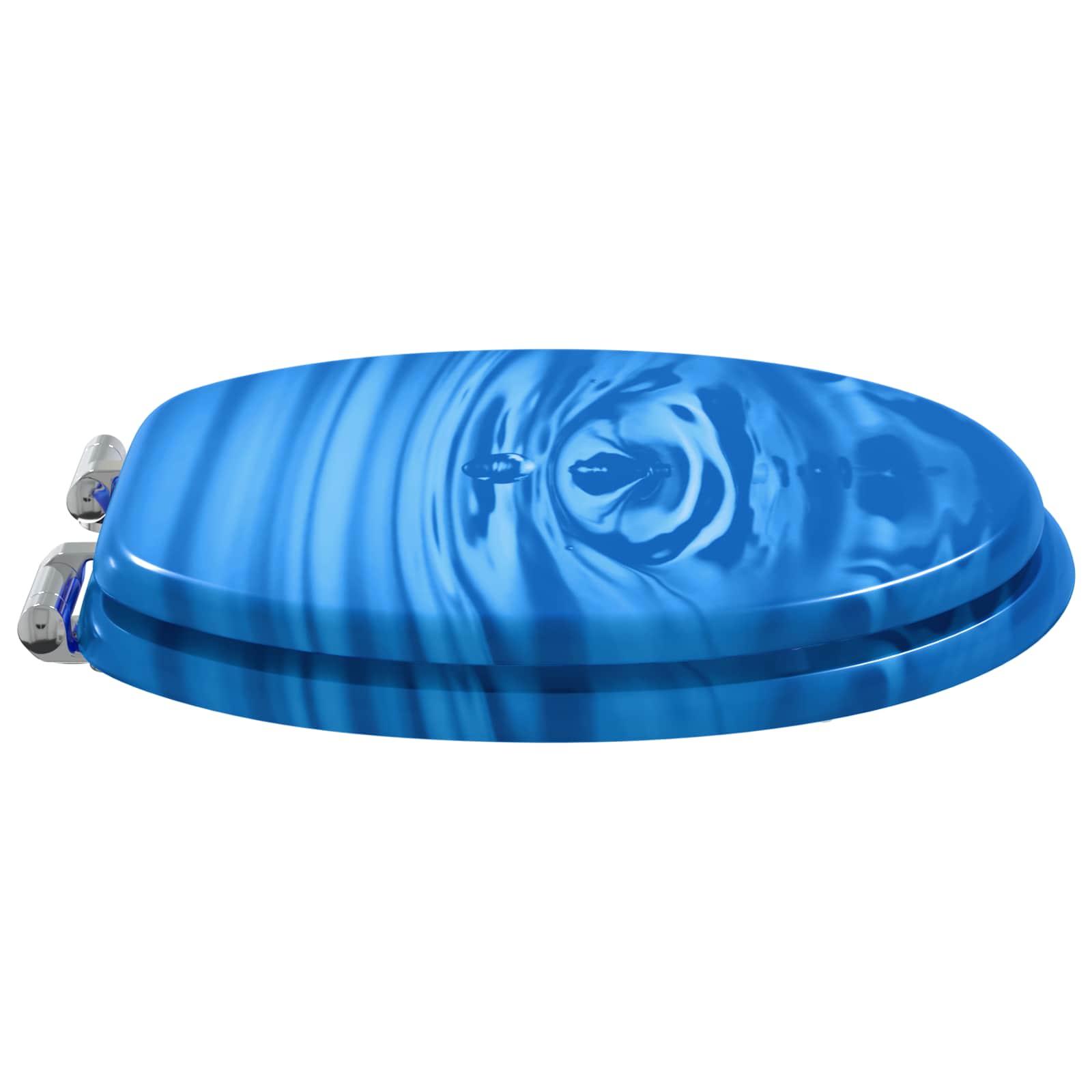 Pokrivalo za stranišče Modra kapljica 44 x 38 cm MDF plošča - slika 3