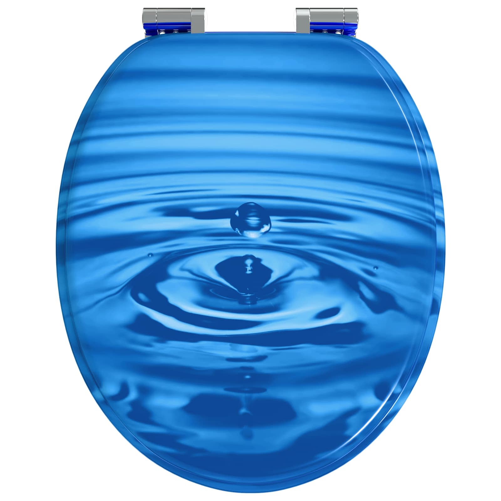 Pokrivalo za stranišče Modra kapljica 44 x 38 cm MDF plošča - slika 4