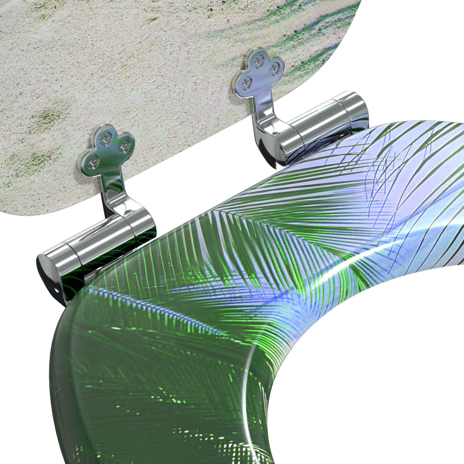 Tualetes sēdeklis Zaļa 43,8 x 37,8 cm MDF plāksne