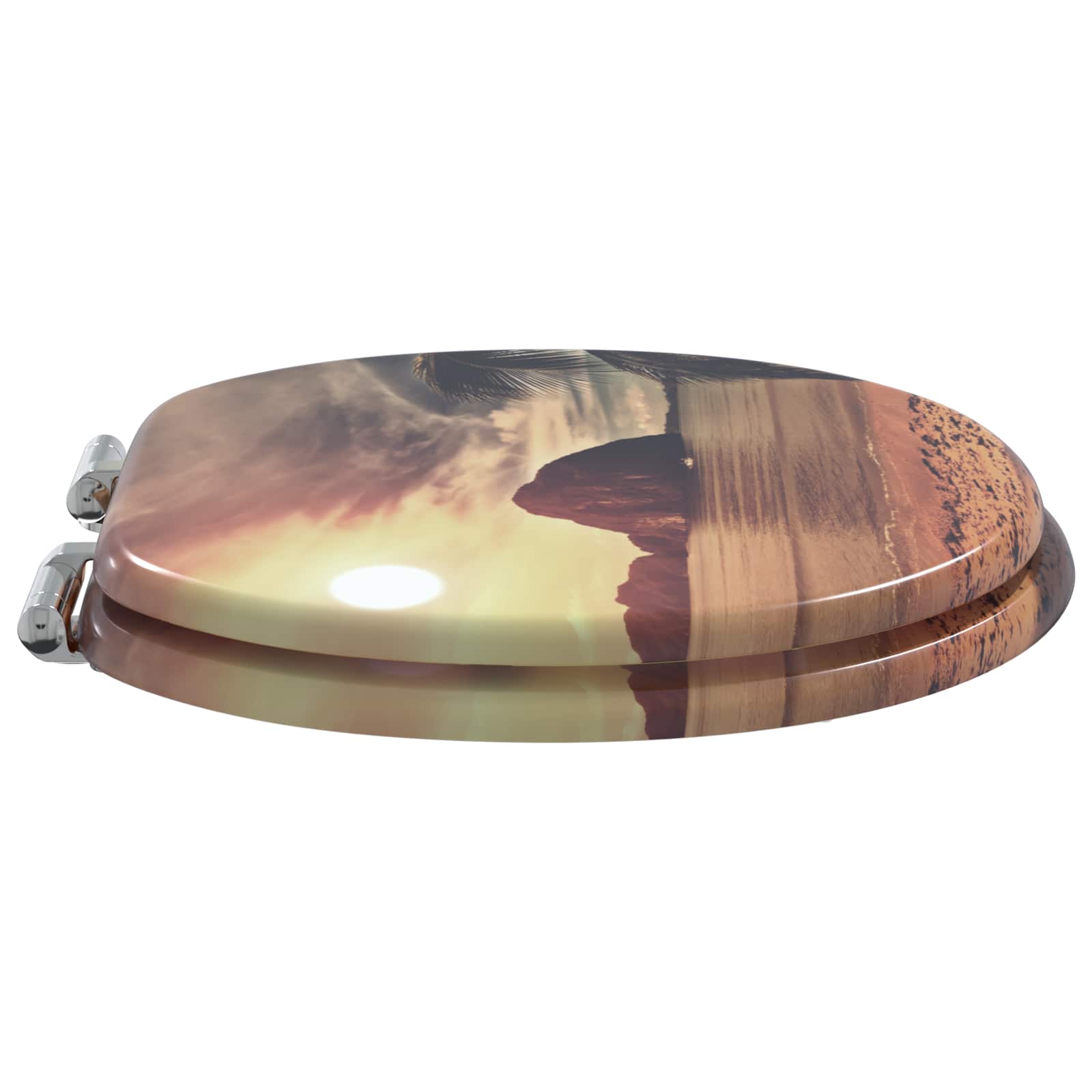 Pokrivalo za stranišče Oranžna 44 x 38 cm MDF plošča - slika 3