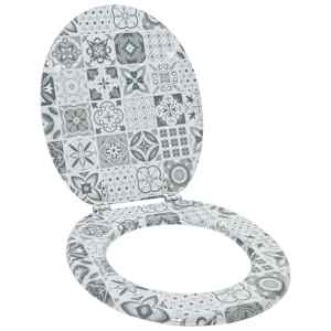 vidaXL Pehme sulgumise tualettruumi istmed Hall 44 x 38 cm MDF plaat