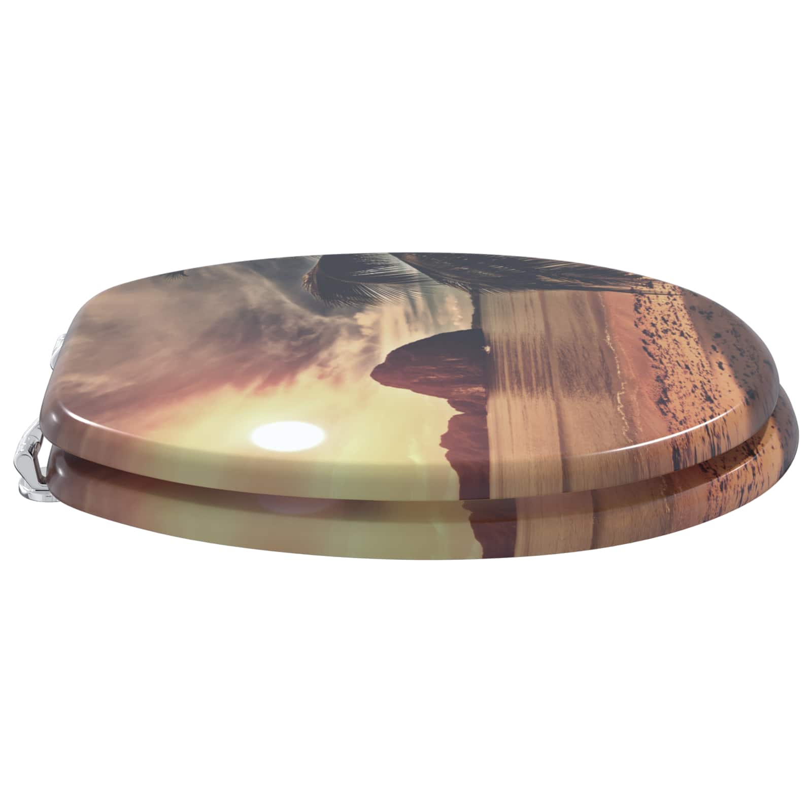 Pokrivalo za stranišče Oranžna 44 x 38 cm MDF plošča - slika 3