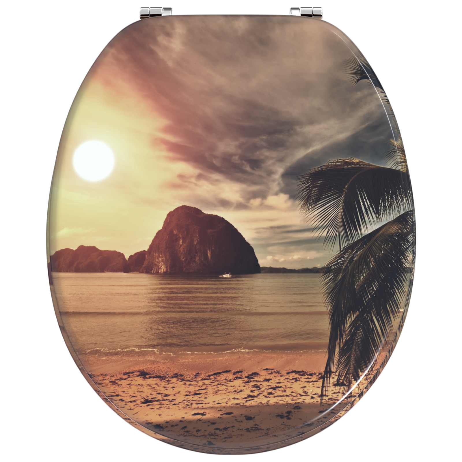 Pokrivalo za stranišče Oranžna 44 x 38 cm MDF plošča - slika 4