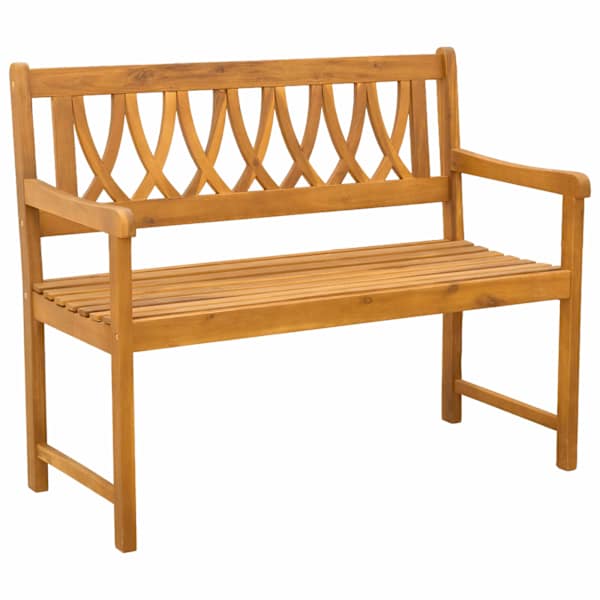 vidaXL V&auml;libank Naturaalne 110 x 55,5 x 90 cm Tugev akatsiapuu