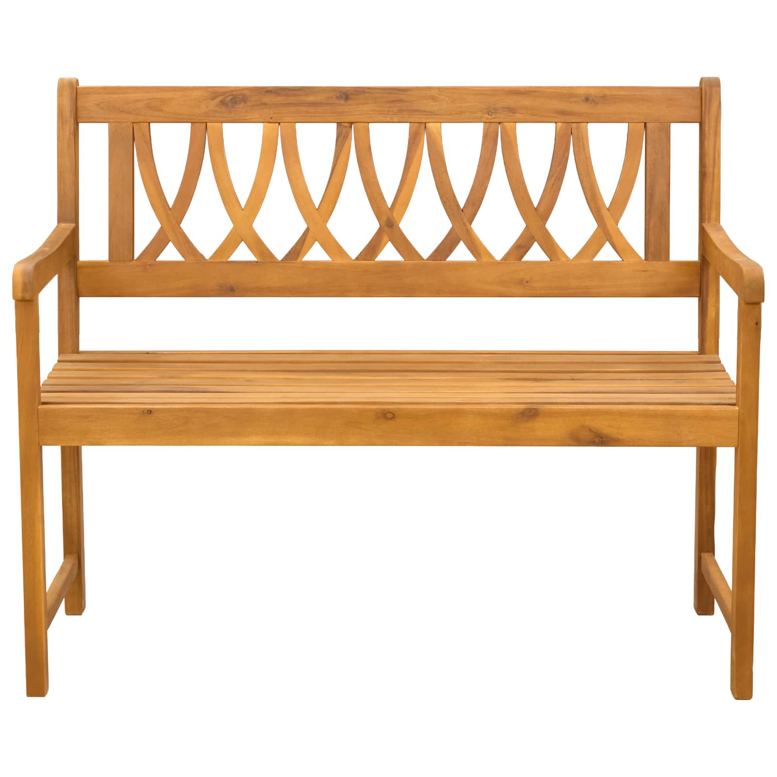 Tuinbank Naturel 110 x 55,5 x 90 cm Massief Acaciahout image 3