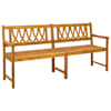 vidaXL V&auml;libank 2 -kohaline 180 x 56 x 90 cm Tugev akatsiapuu