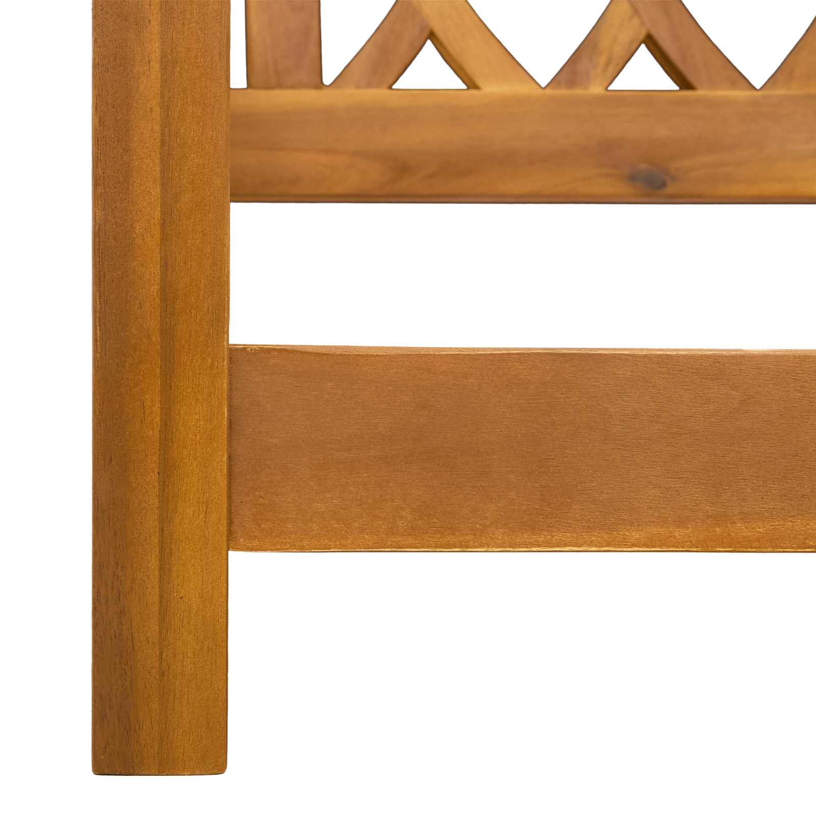 vidaXL Gugalnica za vrt Naravna 110 x 56 x 58 cm Masiven les akacije - slika 7