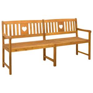 vidaXL V&auml;libank Naturaalne 180 x 55,5 x 90 cm Tugev akatsiapuu