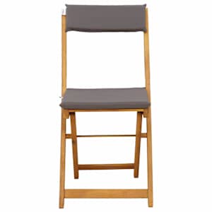 Venkovní bistro židle 2 pcs Tmavě šedá 40 x 53 x 80 cm - obrázek 6