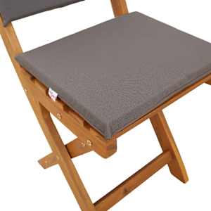 Venkovní bistro židle 2 pcs Tmavě šedá 38 x 46 x 85 cm - obrázek 10