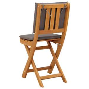 Venkovní bistro židle 2 pcs Tmavě šedá 38 x 46 x 85 cm - obrázek 8