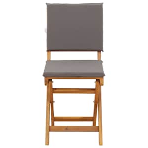 Venkovní bistro židle 2 pcs Tmavě šedá 38 x 46 x 85 cm - obrázek 6