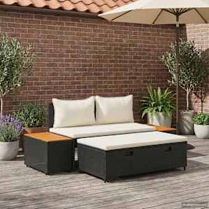Venkovní pohovková souprava 4 -Seater 4 pcs 55 x 30 x 39 cm - obrázek 3