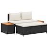vidaXL V&auml;li diivanikomplekt 4 -Seater 4 tk 55 x 30 x 39 cm Ristk&uuml;lik