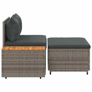 Venkovní pohovková souprava 4 -Seater 4 pcs 55 x 30 x 39 cm - obrázek 9