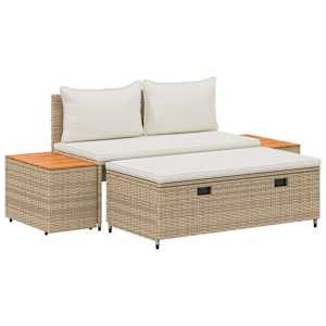 Venkovní pohovková souprava 4 -Seater 4 pcs 55 x 30 x 39 cm - obrázek 2