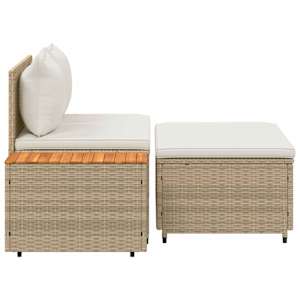 Venkovní pohovková souprava 4 -Seater 4 pcs 55 x 30 x 39 cm - obrázek 9