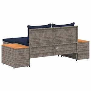 Venkovní pohovková souprava 4 -Seater 4 pcs 55 x 30 x 39 cm - obrázek 10