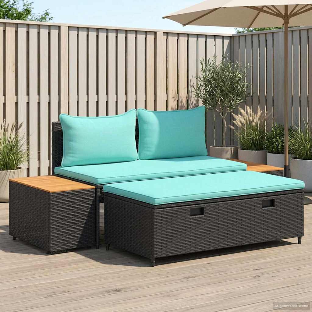 vidaXL Set de canapele de exterior 4-Număr de locuri 4 pcs