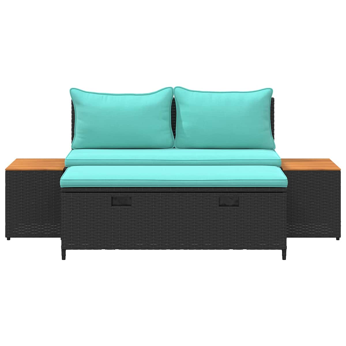Udendørs sofagruppe 4 -Seater 4 stk. 55 x 30 x 39 cm - Billede 8
