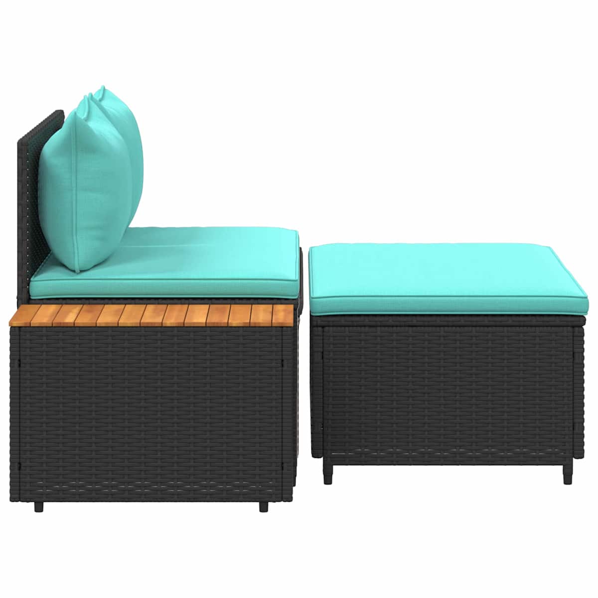 Udendørs sofagruppe 4 -Seater 4 stk. 55 x 30 x 39 cm - Billede 9
