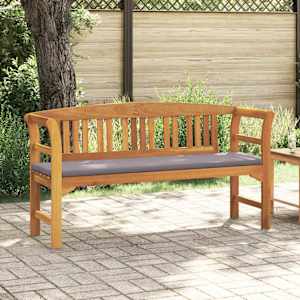 Klop s rozami Naravna 157 x 46 x 82,5 cm Masiven les akacije