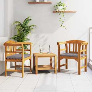 Klop s rozami Naravna 68,5 x 46 x 82,5 cm Masiven les akacije