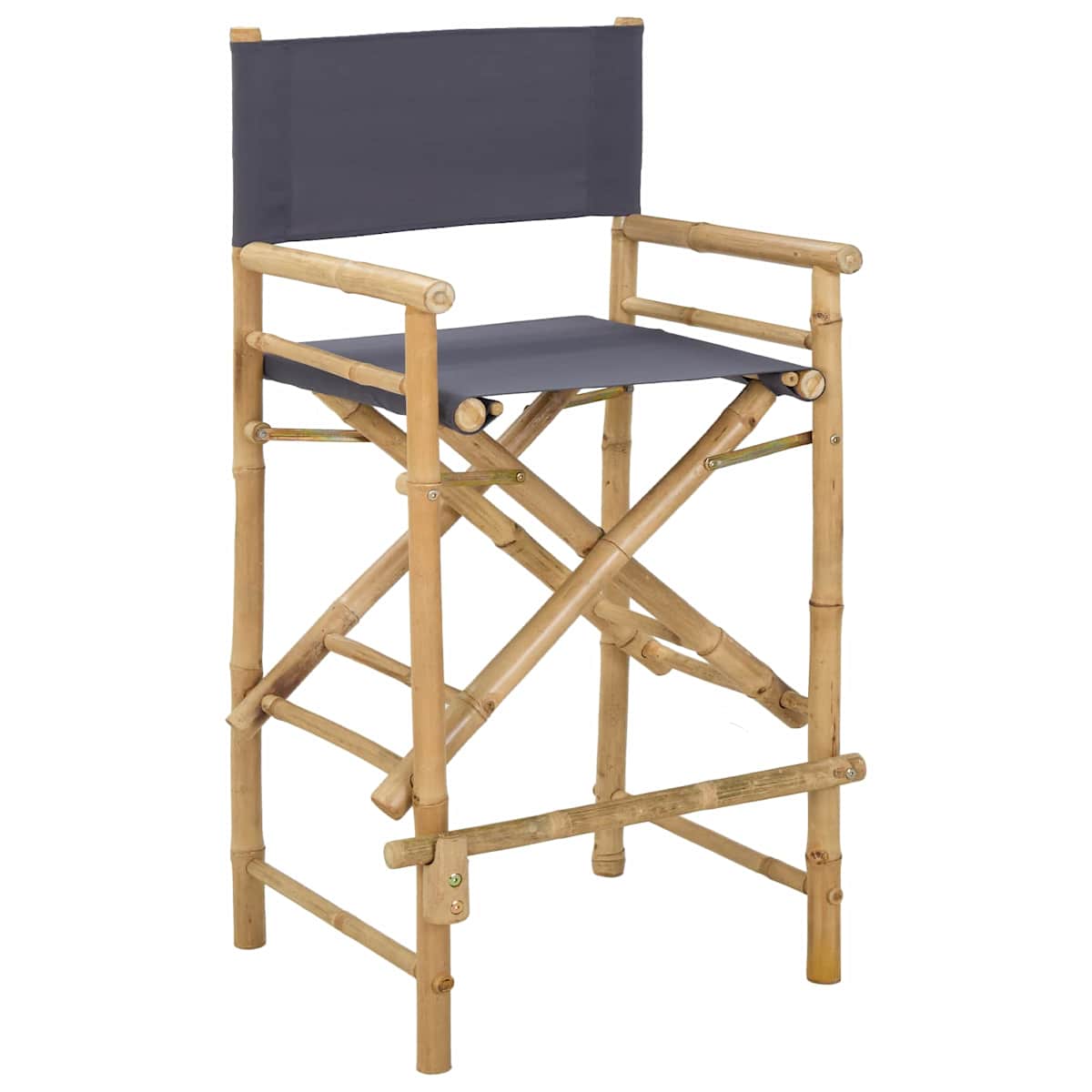 Folding Directors Stol 2 stk. Bambus - Billede 3