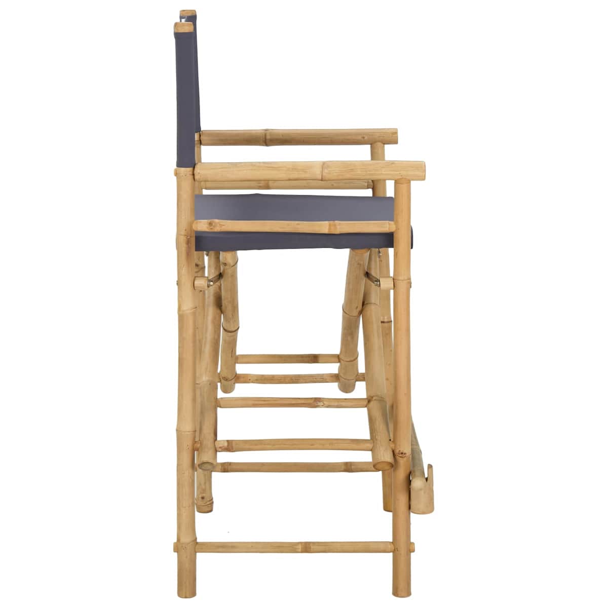 Folding Directors Stol 2 stk. Bambus - Billede 6