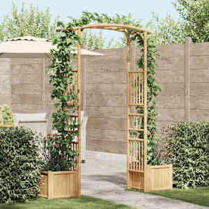 Vrtni lok Naravna 177 x 40 x 205 cm Bambus