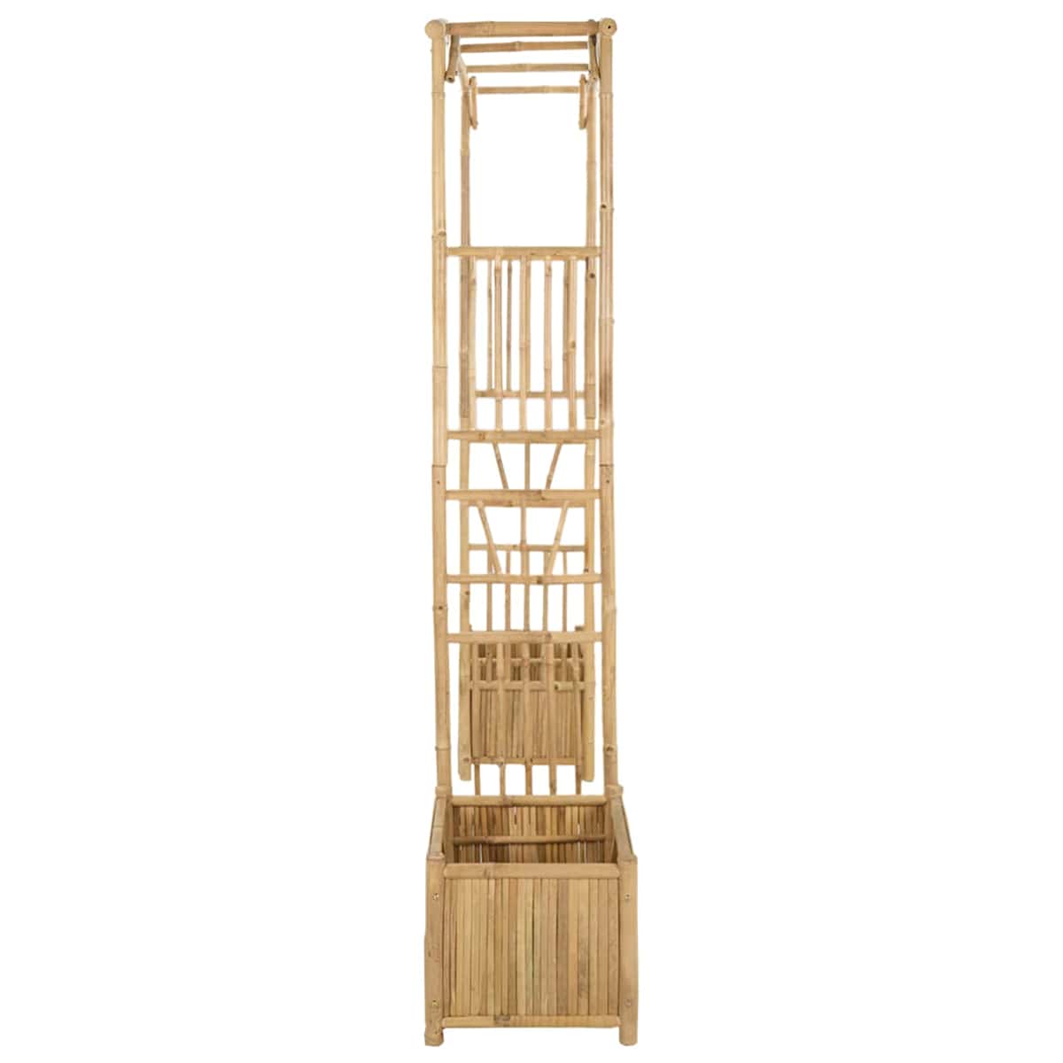 Havebue Naturfarvet 177 x 40 x 205 cm Bambus - Billede 4