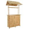 vidaXL V&auml;li baarilaud Neutraalne 115 x 95 x 214 cm Bambus