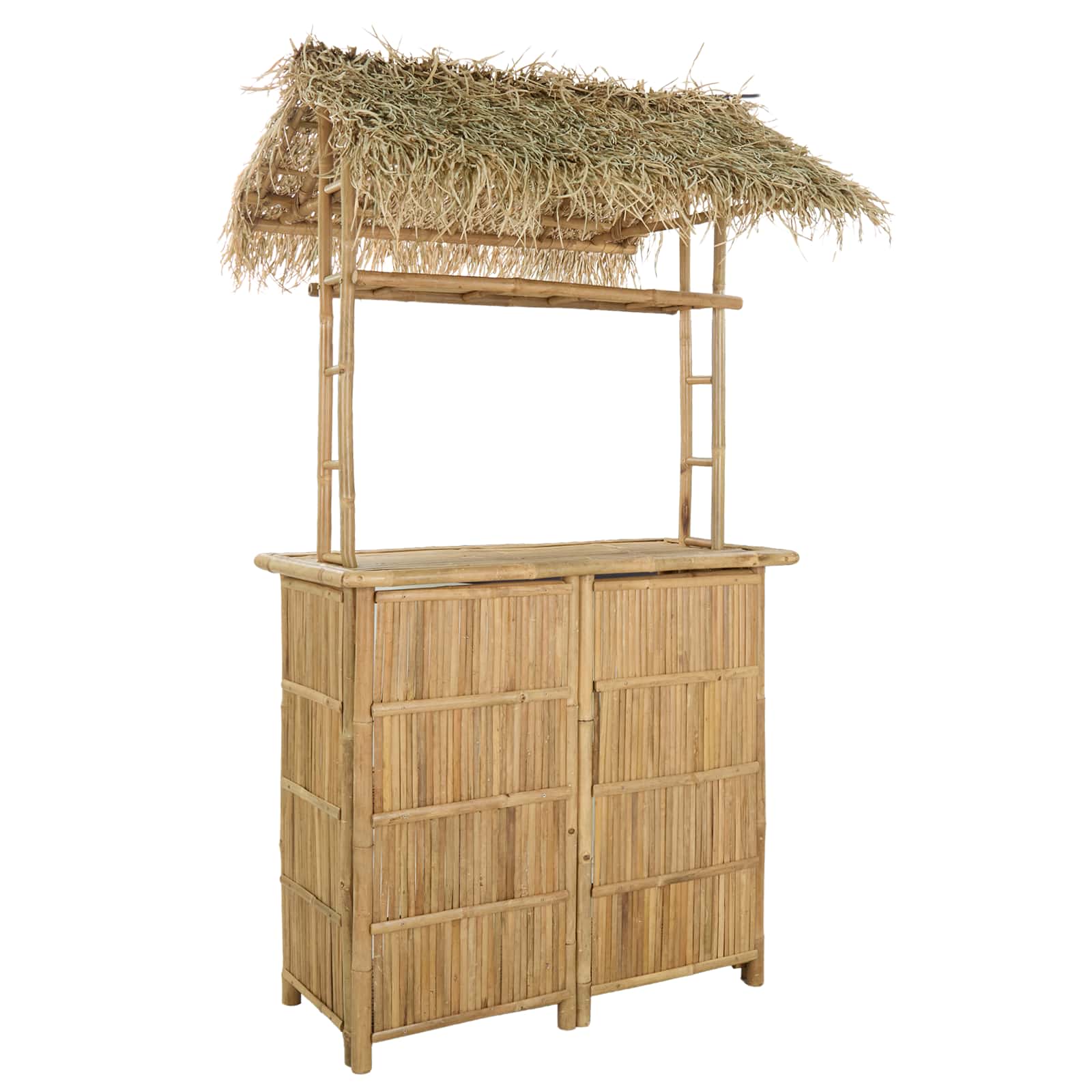 Външна бар маса Естествен 115 x 95 x 215 см Бамбук - Image 2