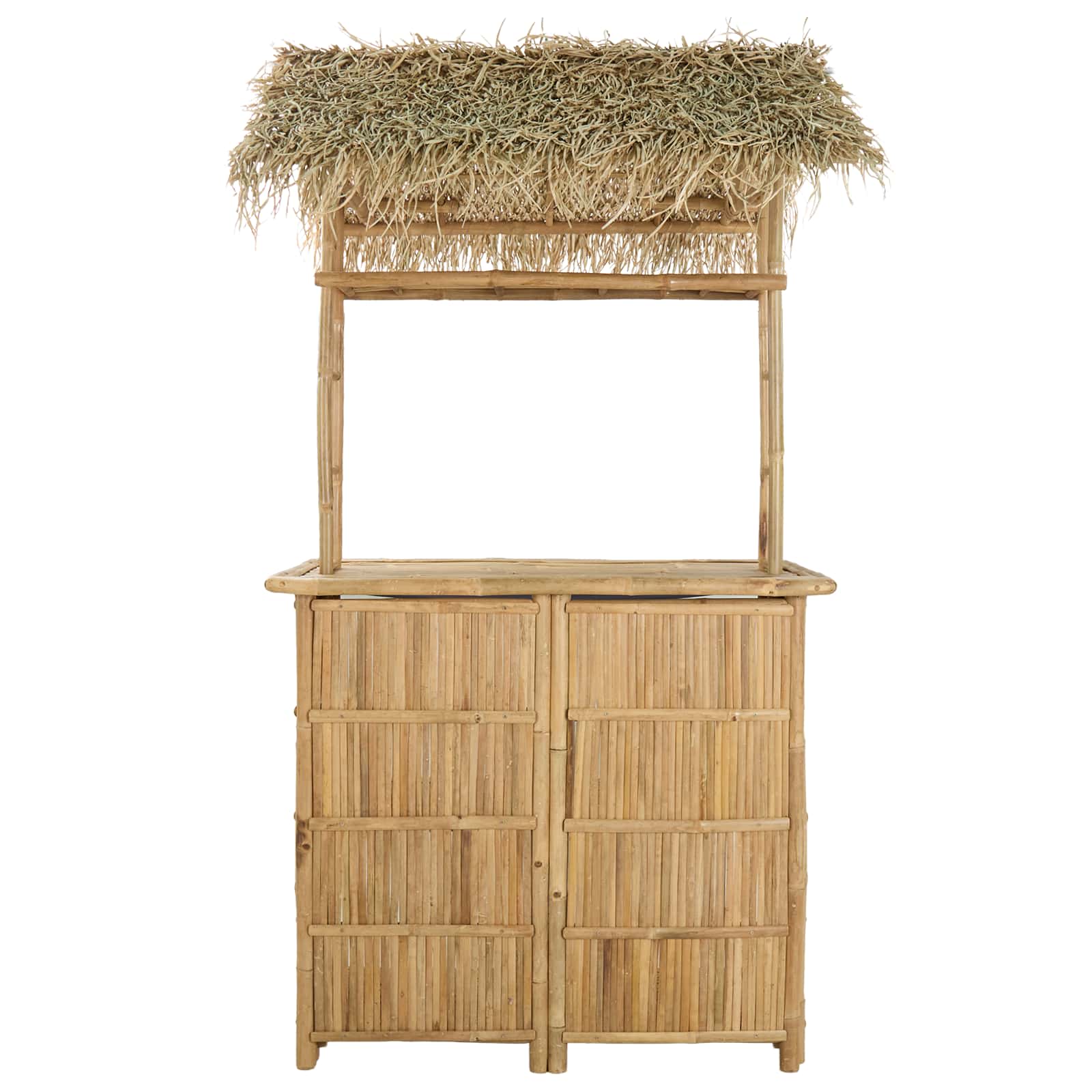 Външна бар маса Естествен 115 x 95 x 215 см Бамбук - Image 3