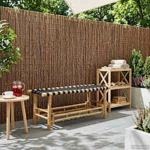 Vrtna klop Naravna 110 x 38 x 40 cm Bambus