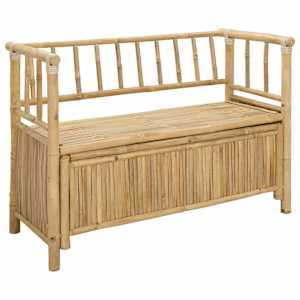 vidaXL Aia ladustamispink 110 x 47 x 80 cm Bambus Neutraalne Ristk&uuml;lik