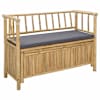 vidaXL Aia ladustamispink 110 x 47 x 80 cm Bambus Neutraalne Ristk&uuml;lik