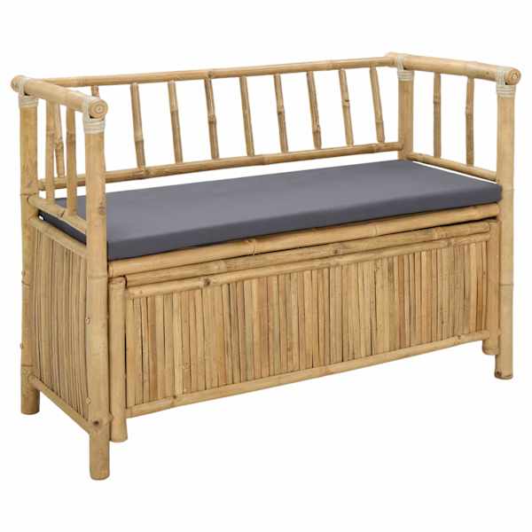 vidaXL Aia ladustamispink 110 x 47 x 80 cm Bambus Neutraalne Ristk&uuml;lik