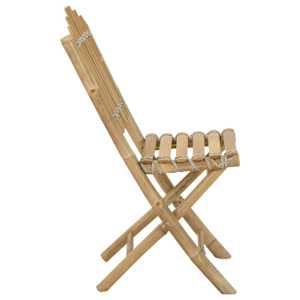 Zahradní křeslo 4 pcs Přírodní 42 x 53 x 90 cm Bambus - obrázek 5