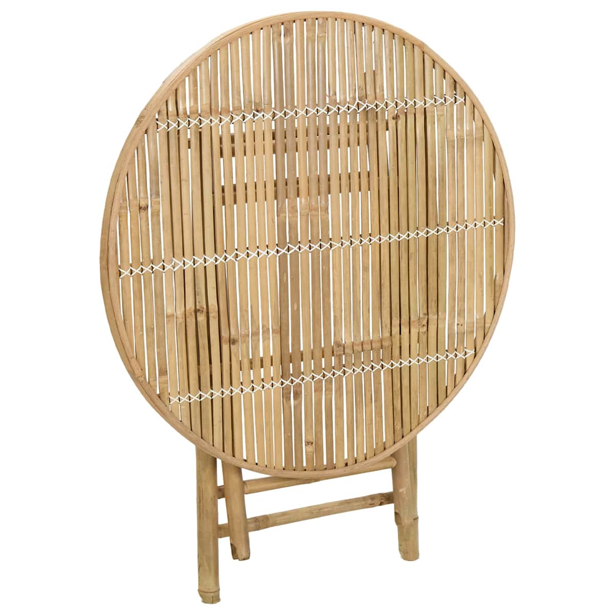 Havemøbel Bord Naturfarvet 80 x 70 cm Bambus - Billede 3